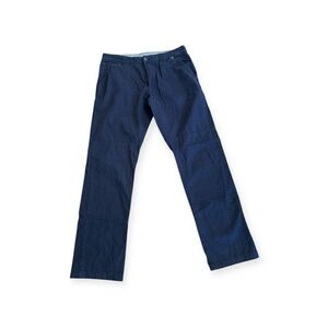 Ringspun Regular Fit Men's Navy Khaki Pants